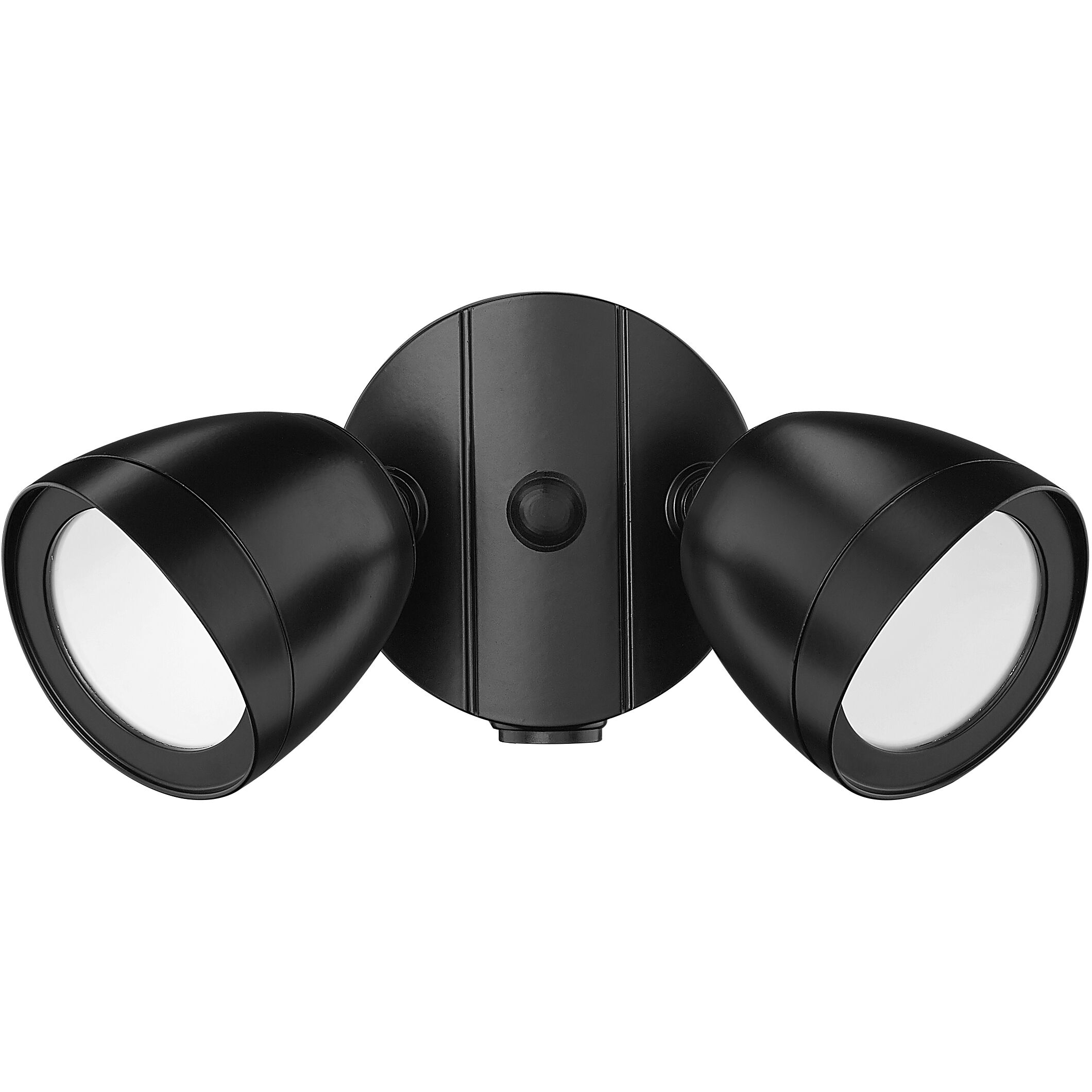 Twin Head Basic LED 9.3 inch Powder Coated Black Outdoor Security Flood Light